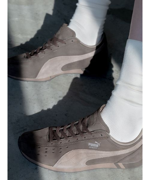 PUMA（プーマ）の「【PUMA】SPRINT NUBACK（スニーカー・レディース・ダークブラウン・24/23.5/25/24.5/23）」の5枚目の写真