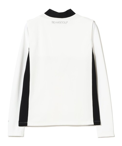 BEAMS GOLF(ビームスゴルフ)の「ORANGE LABEL / アームカバーボレロ付き モックネックシャツ (UVカット)(スウェット・レディース・ブラック/ホワイト・M/L/S)」の15枚目の写真