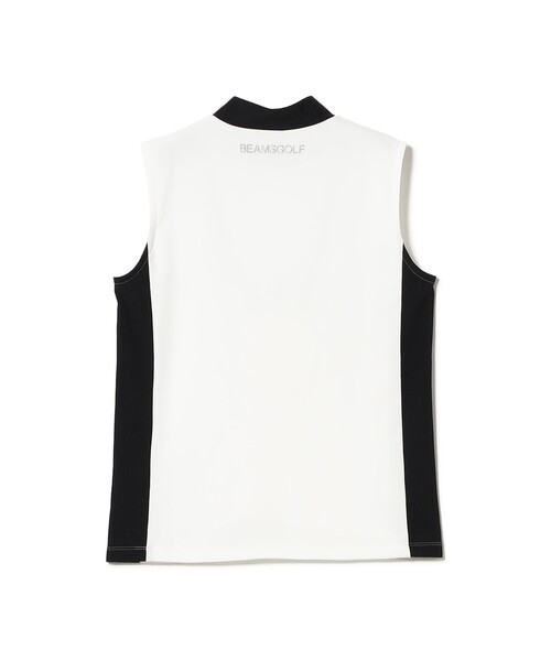 BEAMS GOLF(ビームスゴルフ)の「ORANGE LABEL / アームカバーボレロ付き モックネックシャツ (UVカット)(スウェット・レディース・ブラック/ホワイト・M/L/S)」の17枚目の写真