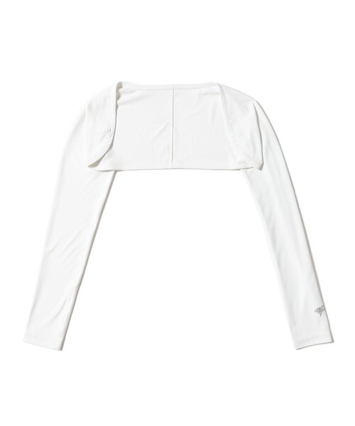 BEAMS GOLF(ビームスゴルフ)の「ORANGE LABEL / アームカバーボレロ付き モックネックシャツ (UVカット)(スウェット・レディース・ブラック/ホワイト・M/L/S)」の22枚目の写真