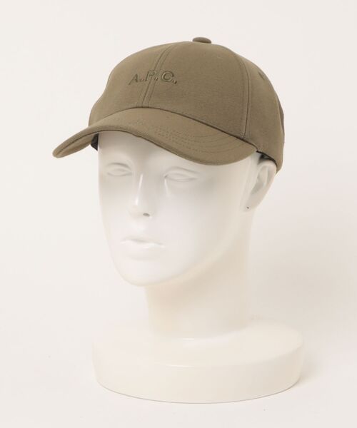 A.P.C.(アーペーセー)の「CASQUETTE CHARLIE(キャップ・メンズ・カーキ/ブラック・M)」の1枚目の写真