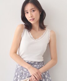 index | 前後2way丸胴レースタンクラメアソート【洗濯機OK】(タンクトップ)
