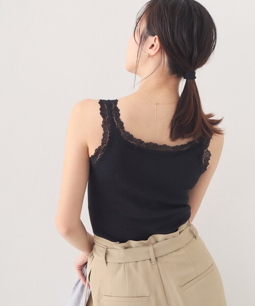 index（インデックス）の「前後2way丸胴レースタンクラメアソート【洗濯機OK】（タンクトップ・レディース・ブラック/オフホワイト/ゴールド系5/シルバー系5・00）」の6枚目の写真