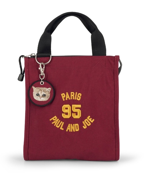PAUL & JOE ACCESSOIRES(ポールアンドジョーアクセソワ)の「ポール & ジョー アクセソワ ランチトート <95 エンブロイダリー>(トートバッグ・レディース・ネイビー/ブラック/ワイン・FREE)」の1枚目の写真