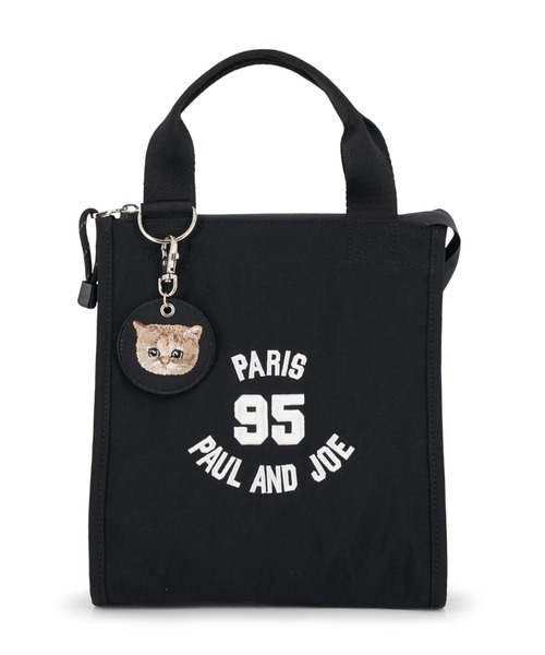 PAUL & JOE ACCESSOIRES(ポールアンドジョーアクセソワ)の「ポール & ジョー アクセソワ ランチトート <95 エンブロイダリー>(トートバッグ・レディース・ネイビー/ブラック/ワイン・FREE)」の2枚目の写真