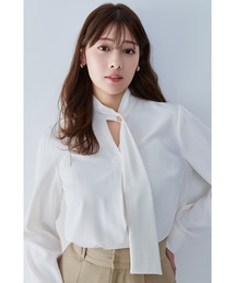 Her lip to | Long Tie Slit Blouse(シャツ/ブラウス)