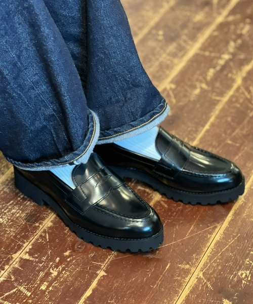 KENFORD(ケンフォード)の「【KENFORD】TANK SOLE LOAFERS タンクソールローファー(ローファー・レディース・ブラック・24.5/23.5/23/24)」の1枚目の写真