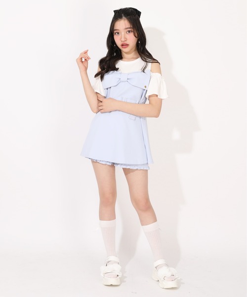 PINKHUNT(ピンクハント)の「PINKHUNT フリルダッドソールサンダル 1647(サンダル・キッズ・ブラック/ホワイト・S size/M size/L size)」の8枚目の写真