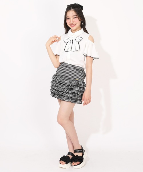 PINKHUNT(ピンクハント)の「PINKHUNT フリルダッドソールサンダル 1647(サンダル・キッズ・ブラック/ホワイト・S size/M size/L size)」の16枚目の写真