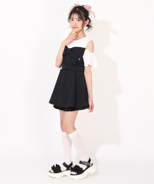 PINKHUNT(ピンクハント)の「PINKHUNT フリルダッドソールサンダル 1647(サンダル・キッズ・ブラック/ホワイト・S size/M size/L size)」の17枚目の写真