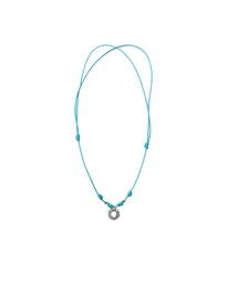 999HUMANITY（999ヒューマニティ）の「ストリングシンボルネックレス（ターコイズ）（ネックレス）」