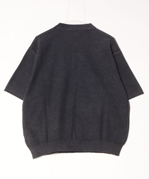 many men many mind（メニーメンメニーマインド）の「MANYMENMANYMINDS / スノーウォッシュニットポロシャツ（ニット/セーター・メンズ・ベージュ/ネイビー/ブラック・LARGE/X-LARGE/MEDIUM）」の4枚目の写真