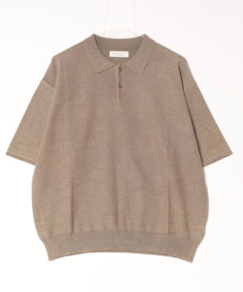 many men many mind（メニーメンメニーマインド）の「MANYMENMANYMINDS / スノーウォッシュニットポロシャツ（ニット/セーター・メンズ・ベージュ/ネイビー/ブラック・LARGE/X-LARGE/MEDIUM）」の17枚目の写真