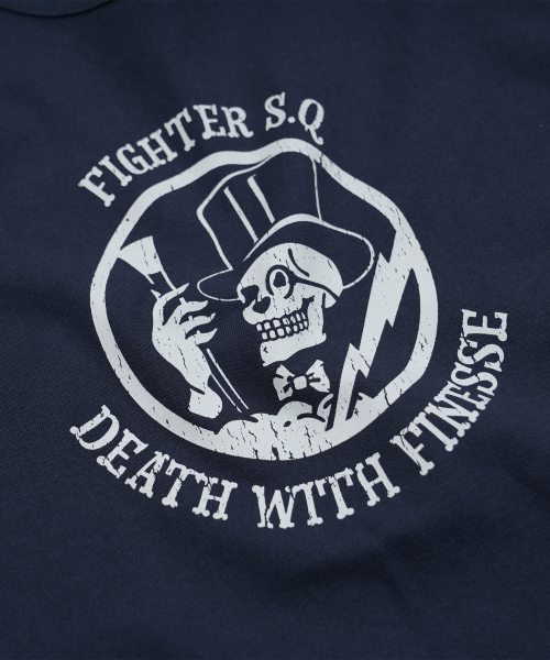 FRIZMWORKS(フリズムワークス)の「95TH FIGHTER SQ HALF TEE _ NAVY(Tシャツ/カットソー・メンズ・その他・MEDIUM/LARGE/X-LARGE/SMALL)」の4枚目の写真