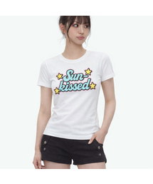 [ウーマン]サンキスドスリム半袖Tシャツ_2カラー