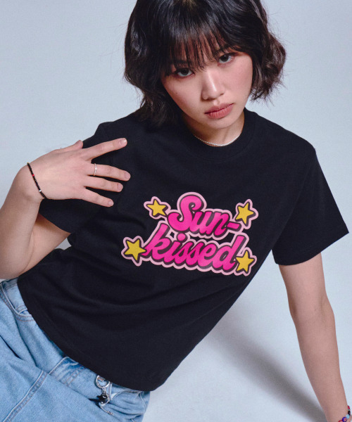 GRAVER（グレーバー）の「[ウーマン]サンキスドスリム半袖Tシャツ_2カラー（Tシャツ/カットソー・レディース・ホワイト/ブラック・ONE SIZE）」の3枚目の写真
