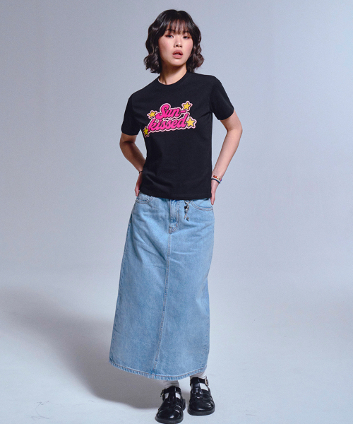 GRAVER（グレーバー）の「[ウーマン]サンキスドスリム半袖Tシャツ_2カラー（Tシャツ/カットソー・レディース・ホワイト/ブラック・ONE SIZE）」の7枚目の写真