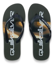 QUIKSILVER メンズ MOLOKAI STRIPE 26 ビーチロゴサンダル 【2026年春夏モデル】