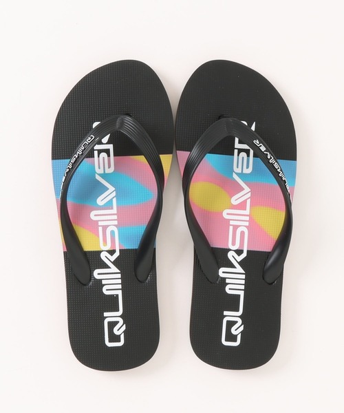 Quiksilver(クイックシルバー)の「QUIKSILVER メンズ MOLOKAI STRIPE 26 ビーチロゴサンダル 【2026年春夏モデル】(サンダル・メンズ・ブラック/カーキ/ブルー/ブルー系その他・26cm/25cm/27cm/28cm)」の2枚目の写真