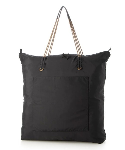 EARTH MADE(アースメイド)の「NYLON BIG TOTE / パッカブル仕様(トートバッグ・レディース・ブラック/グレー・FREE)」の1枚目の写真