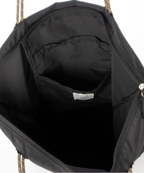 EARTH MADE(アースメイド)の「NYLON BIG TOTE / パッカブル仕様(トートバッグ・レディース・ブラック/グレー・FREE)」の12枚目の写真