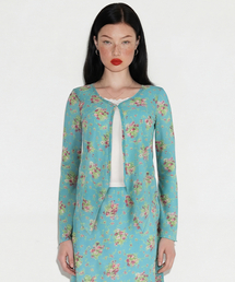 SETSETSET（セットセットセット）の「ローズポインテッドヘムカーディガンミント（カーディガン/ボレロ）」