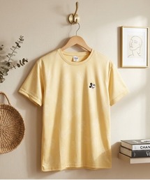 【DISNEY/ディズニー】胸ワンポイントキャラクター総柄DRYメッシュ半袖Tシャツ(吸水速乾)
