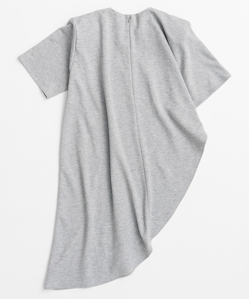 PRANK PROJECT(プランクプロジェクト)の「【2026Summer Pre-Order】ショルダーパッドアシメケープTシャツ / Shoulder Pad Asymmetrical Cape T-Shirt(Tシャツ/カットソー・レディース・グレー/ブラック/アイボリー・FREE)」の21枚目の写真