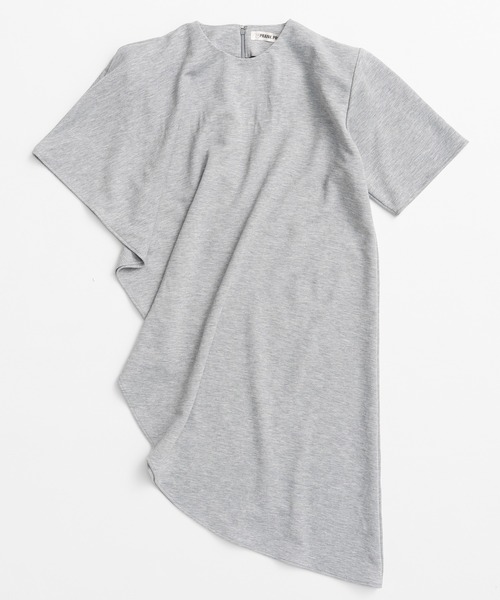 PRANK PROJECT(プランクプロジェクト)の「【2026Summer Pre-Order】ショルダーパッドアシメケープTシャツ / Shoulder Pad Asymmetrical Cape T-Shirt(Tシャツ/カットソー・レディース・グレー/ブラック/アイボリー・FREE)」の20枚目の写真