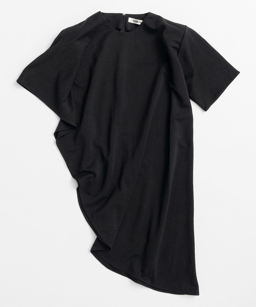 PRANK PROJECT(プランクプロジェクト)の「【2026Summer Pre-Order】ショルダーパッドアシメケープTシャツ / Shoulder Pad Asymmetrical Cape T-Shirt(Tシャツ/カットソー・レディース・グレー/ブラック/アイボリー・FREE)」の19枚目の写真