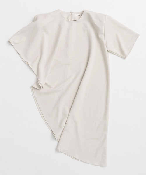 PRANK PROJECT(プランクプロジェクト)の「【2026Summer Pre-Order】ショルダーパッドアシメケープTシャツ / Shoulder Pad Asymmetrical Cape T-Shirt(Tシャツ/カットソー・レディース・グレー/ブラック/アイボリー・FREE)」の18枚目の写真