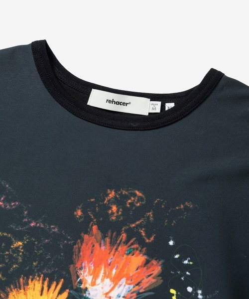 rehacer（レアセル）の「rehacer : × everglouu Light Trace  Dolman Cutsew / ライト トレース ドルマン カットソー（Tシャツ/カットソー・メンズ・ブラック・SMALL/MEDIUM/LARGE/X-LARGE）」の12枚目の写真
