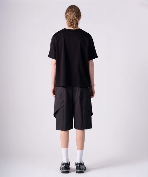 rehacer（レアセル）の「rehacer : × everglouu Light Trace  Dolman Cutsew / ライト トレース ドルマン カットソー（Tシャツ/カットソー・メンズ・ブラック・SMALL/MEDIUM/LARGE/X-LARGE）」の9枚目の写真