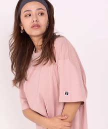 NEWTRAL（ニュートラル）の「【NEWTRAL】オーバーサイズ ワンポイント刺繍 5.6oz スタンダードエンブレム半袖Tシャツ ユニセックス（Tシャツ/カットソー）」