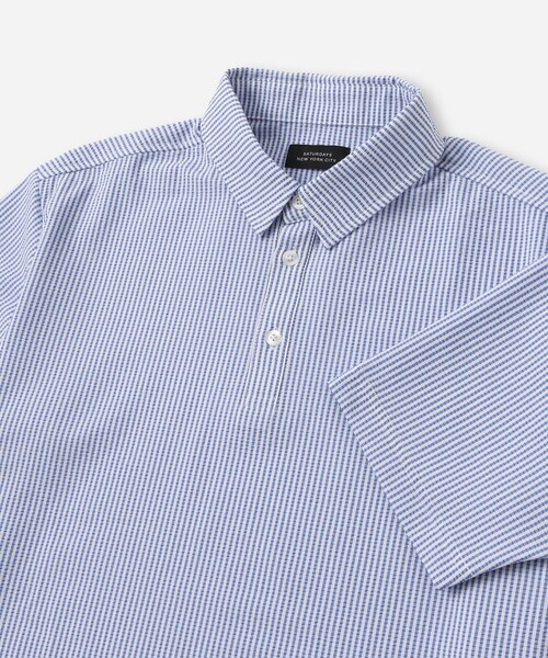 Saturdays Golf(サタデーズゴルフ)の「Seersucker Shirt(シャツ/ブラウス・メンズ・グレー/ブラック/ブルー・XL/S/M/L)」の16枚目の写真