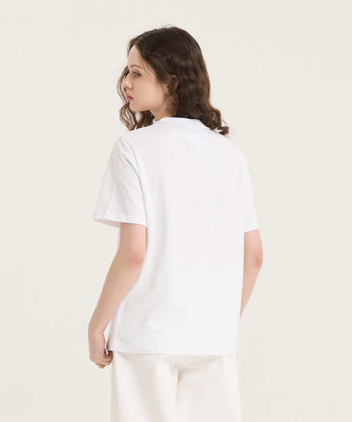 LEVHEARTED(レブハティッド)の「アップサイドロゴショートスリーブTシャツ - ホワイト(Tシャツ/カットソー・レディース・ホワイト・FREE)」の3枚目の写真
