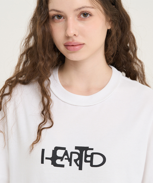 LEVHEARTED(レブハティッド)の「アップサイドロゴショートスリーブTシャツ - ホワイト(Tシャツ/カットソー・レディース・ホワイト・FREE)」の4枚目の写真