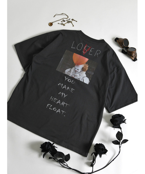 neos（ネオス）の「【neos】PENNY WISE ペニーワイズ it ヴィンテージライク ルーズシルエット ハーフスリーブ プリント Tシャツ メンズ レディース ユニセックス（Tシャツ/カットソー・メンズ・ホワイト系1/ホワイト系2/ブラック系2/ブラック系1・MEDIUM/LARGE/X-LARGE）」の11枚目の写真