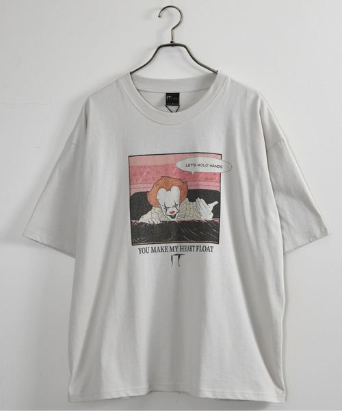 neos（ネオス）の「【neos】PENNY WISE ペニーワイズ it ヴィンテージライク ルーズシルエット ハーフスリーブ プリント Tシャツ メンズ レディース ユニセックス（Tシャツ/カットソー・メンズ・ホワイト系1/ホワイト系2/ブラック系2/ブラック系1・MEDIUM/LARGE/X-LARGE）」の12枚目の写真