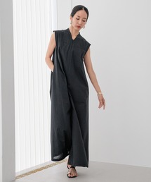 HEREIAM（ヘレイアム）の「【HEREIAM】冷感＆速乾！テックリネンオールインワン（つなぎ/オールインワン）」