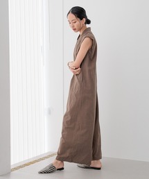 HEREIAM（ヘレイアム）の「【HEREIAM】冷感＆速乾！テックリネンオールインワン（つなぎ/オールインワン）」