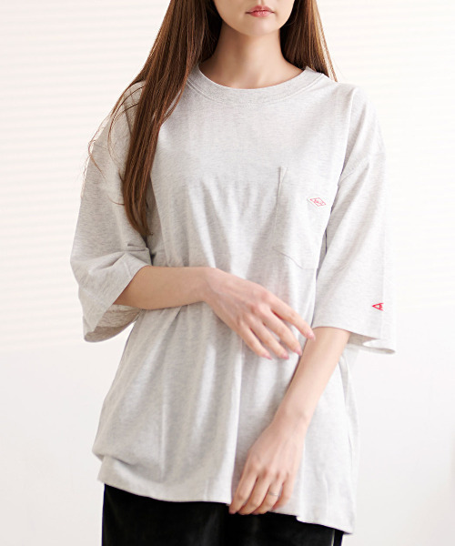 BALL(ボール)の「『BALL/ボール』BIGサイズポケ付き半袖Tシャツ(Tシャツ/カットソー・メンズ・ブラック/グリーン/ブルー/オートミール/モカ/チャコール/ホワイト・L/LL/M)」の5枚目の写真