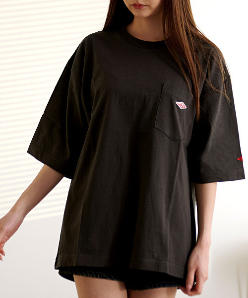 BALL(ボール)の「『BALL/ボール』BIGサイズポケ付き半袖Tシャツ(Tシャツ/カットソー・メンズ・ブラック/グリーン/ブルー/オートミール/モカ/チャコール/ホワイト・L/LL/M)」の3枚目の写真