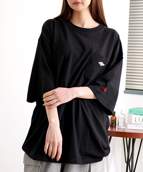 BALL(ボール)の「『BALL/ボール』BIGサイズポケ付き半袖Tシャツ(Tシャツ/カットソー・メンズ・ブラック/グリーン/ブルー/オートミール/モカ/チャコール/ホワイト・L/LL/M)」の2枚目の写真