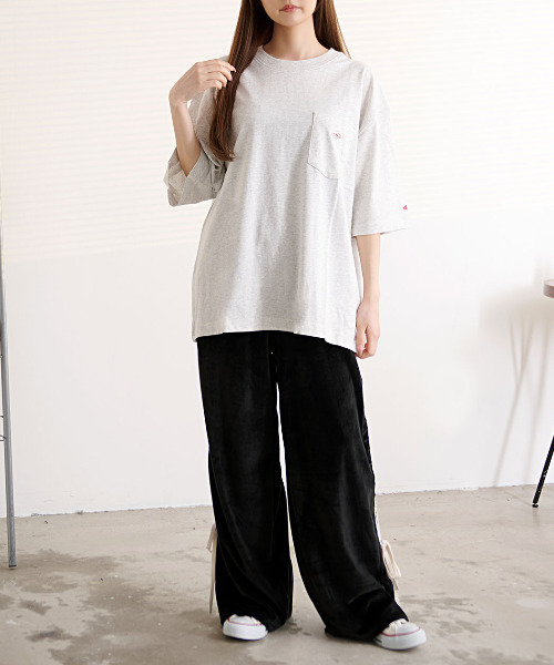 BALL(ボール)の「『BALL/ボール』BIGサイズポケ付き半袖Tシャツ(Tシャツ/カットソー・メンズ・ブラック/グリーン/ブルー/オートミール/モカ/チャコール/ホワイト・L/LL/M)」の16枚目の写真