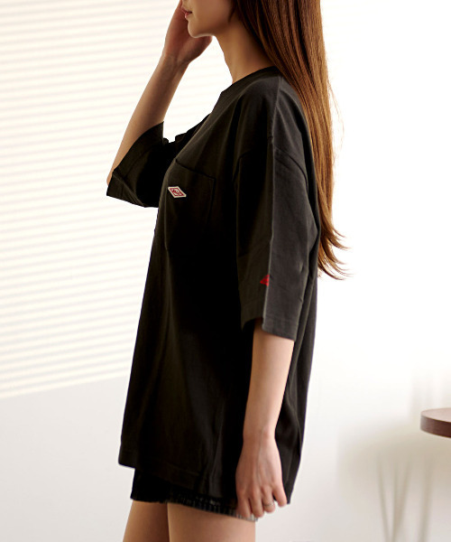 BALL(ボール)の「『BALL/ボール』BIGサイズポケ付き半袖Tシャツ(Tシャツ/カットソー・メンズ・ブラック/グリーン/ブルー/オートミール/モカ/チャコール/ホワイト・L/LL/M)」の12枚目の写真