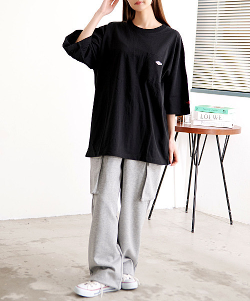 BALL(ボール)の「『BALL/ボール』BIGサイズポケ付き半袖Tシャツ(Tシャツ/カットソー・メンズ・ブラック/グリーン/ブルー/オートミール/モカ/チャコール/ホワイト・L/LL/M)」の11枚目の写真
