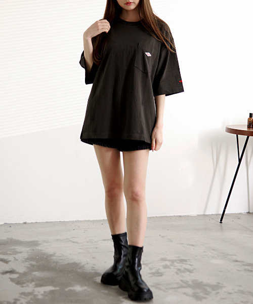BALL(ボール)の「『BALL/ボール』BIGサイズポケ付き半袖Tシャツ(Tシャツ/カットソー・メンズ・ブラック/グリーン/ブルー/オートミール/モカ/チャコール/ホワイト・L/LL/M)」の14枚目の写真