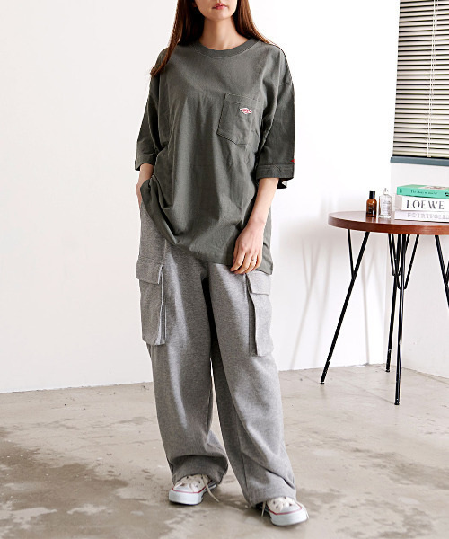 BALL(ボール)の「『BALL/ボール』BIGサイズポケ付き半袖Tシャツ(Tシャツ/カットソー・メンズ・ブラック/グリーン/ブルー/オートミール/モカ/チャコール/ホワイト・L/LL/M)」の17枚目の写真