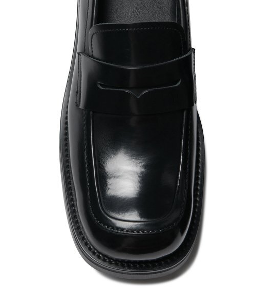 MUSINSA STANDARD（ムシンサスタンダード）の「ワイドスクエアペニーローファー[ブラック]（ローファー・レディース・その他・25.5cm/28.5cm/28cm/27cm/26.5cm/26cm/25cm/24cm/23cm/23.5cm）」の4枚目の写真
